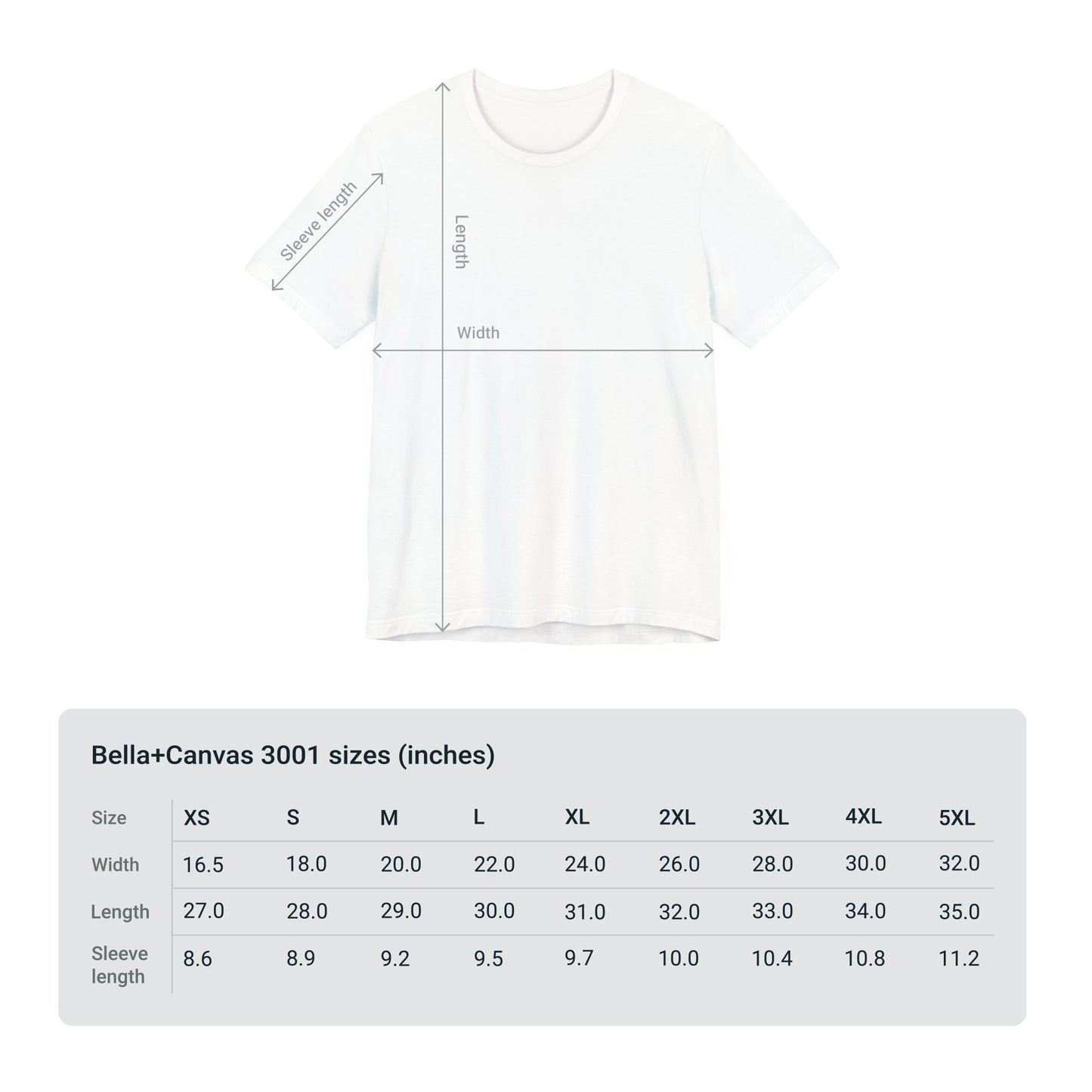 White Unisex Jersey Short Sleeve Tee