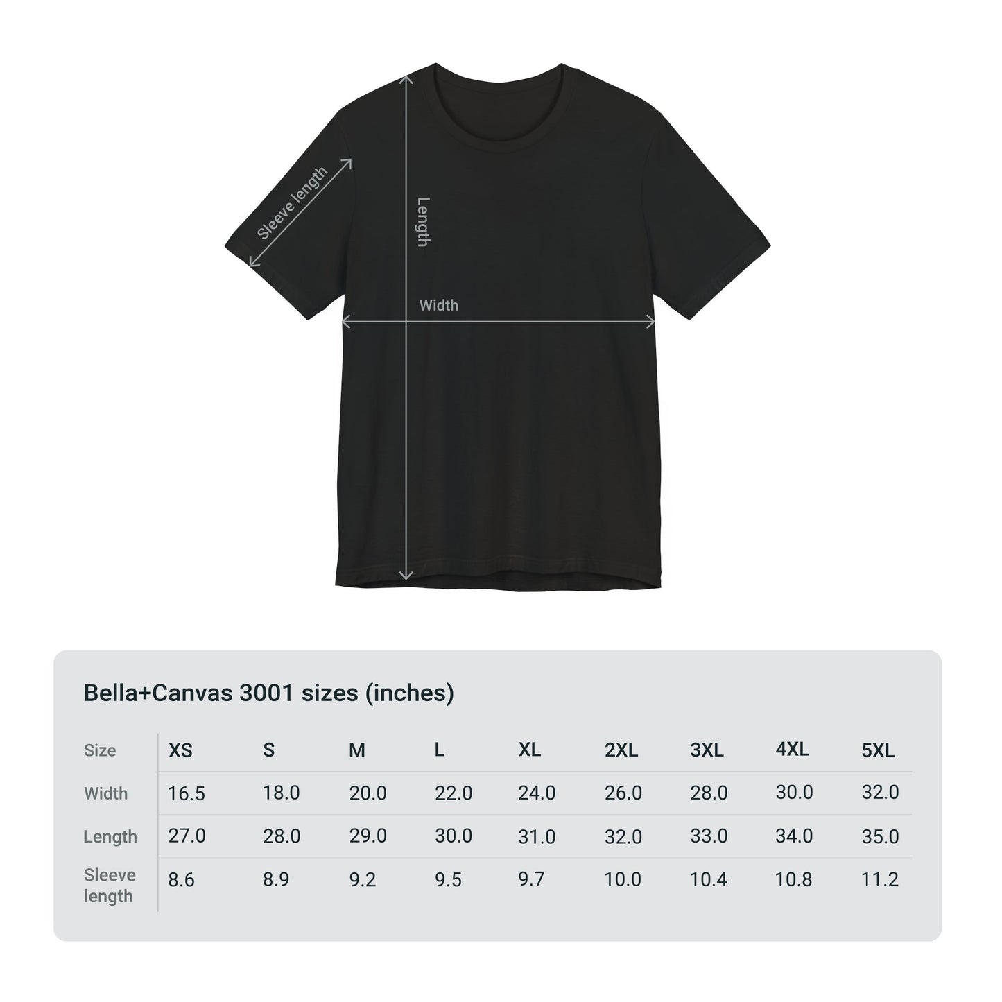 Black Unisex Jersey Short Sleeve Tee