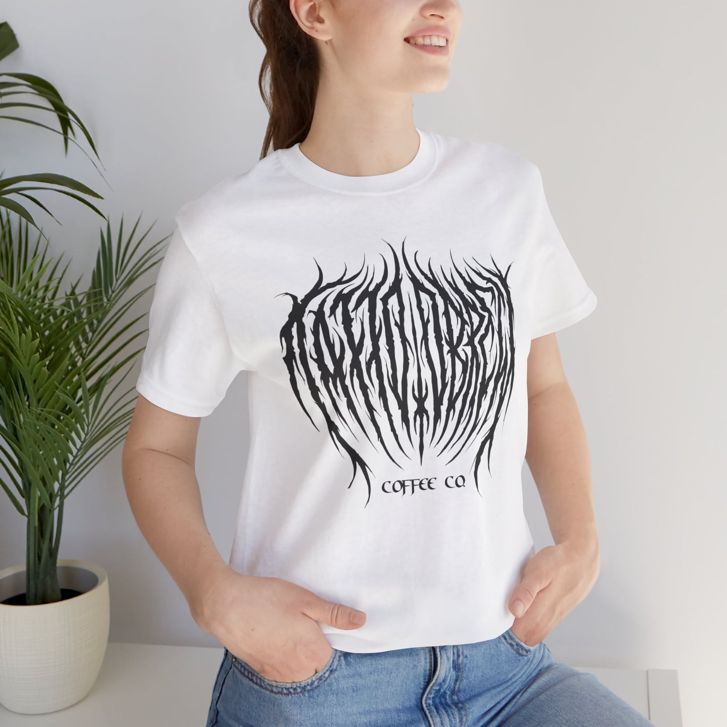 White Unisex Jersey Short Sleeve Tee